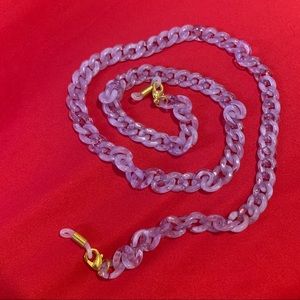 Amethyst Acrylic Sunglass chain Mask Chain